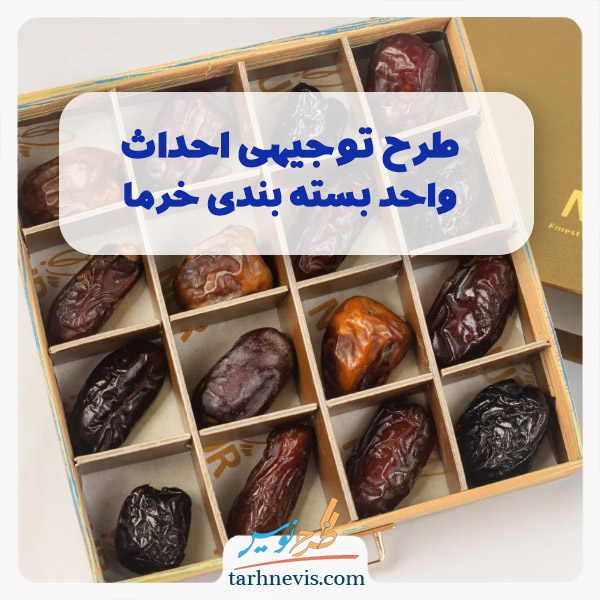 بسته بندی خرما